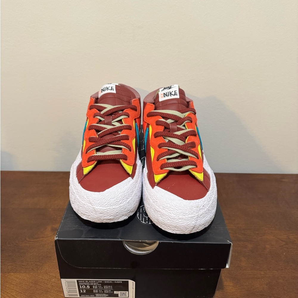 2021 KAWS x SACAI x Blazer Low ‘team red’